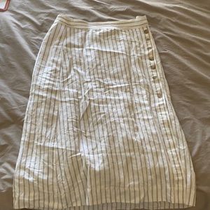 Madewell linen skirt